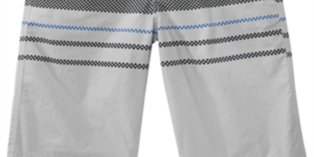 Univibe Big Boy's Sector Regular Fit Checker Stripe Shorts Gray Size 14