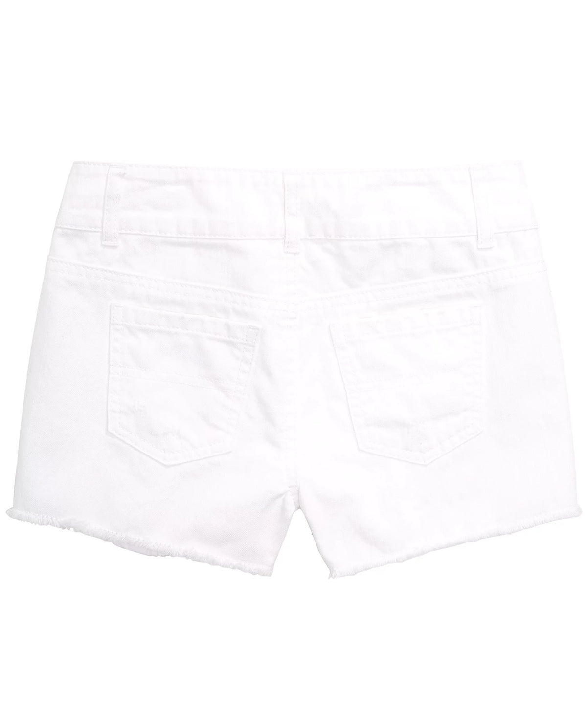 Epic Threads Big Girl's Frayed Hem Denim Shorts  Natural Size 16