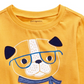 First Impressions Baby Boy's Cotton Smart Dog T-Shirt  Gold Size 24 Months