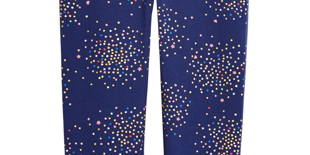 First Impressions Girl's Stretch Leggings Blue Size 24MOS