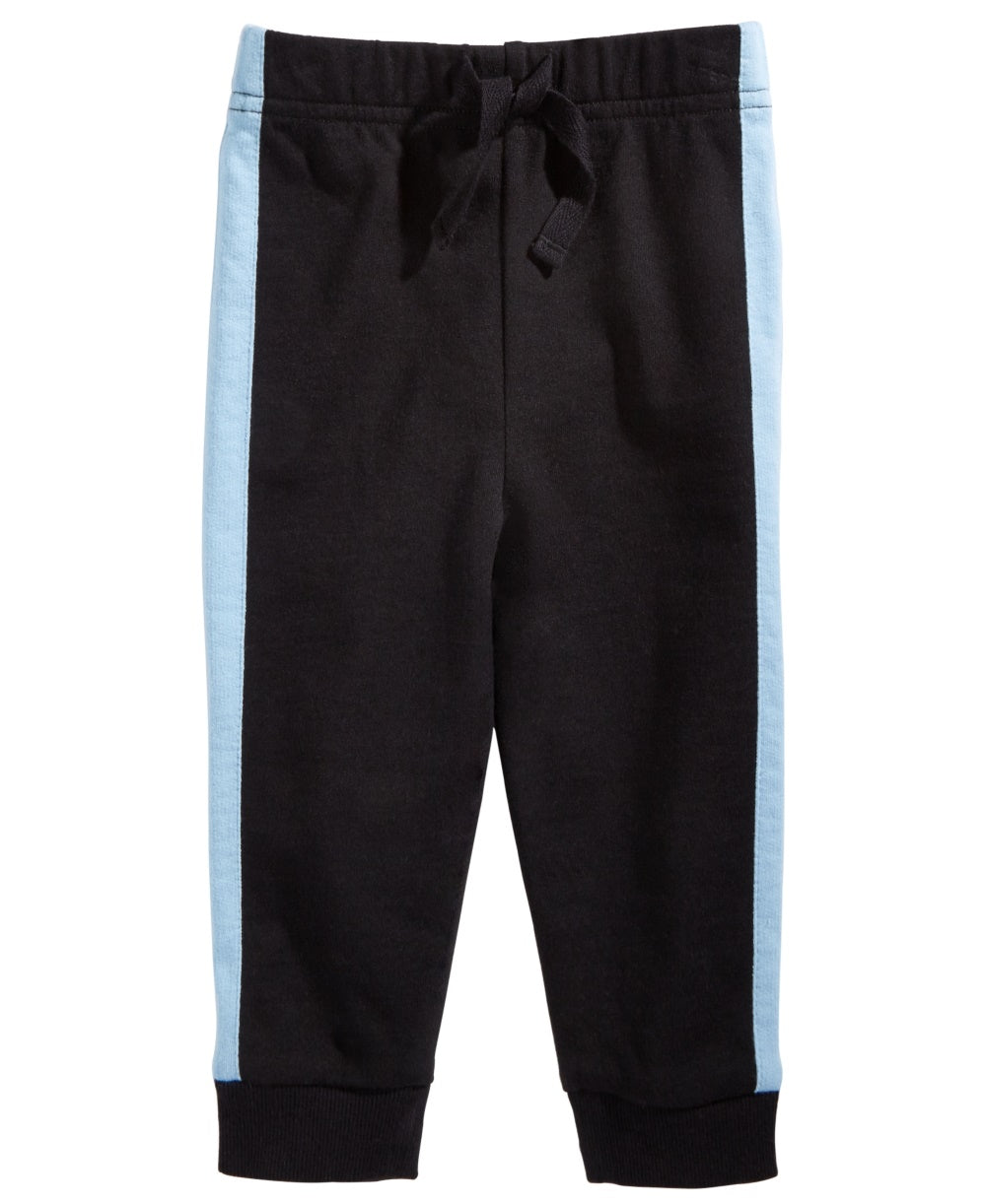 First Impressions Kid's Baby Boys Side Stripe Jogger Pants Black Size 6