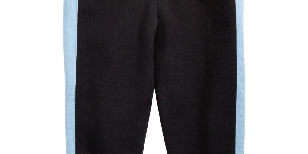 First Impressions Kid's Baby Boys Side Stripe Jogger Pants Black Size 6