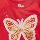 Epic Threads Little Girl's Butterfly T-Shirt Red Size 5