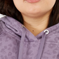 Calvin Klein Women's  Animal Print Hooded Sweatshirt  Purple Size 2X