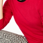 Charter Club Women's Crew Neck Cashmere Sweater Red Size X-Small
