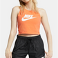 Nike Women's Top Orange Size Small