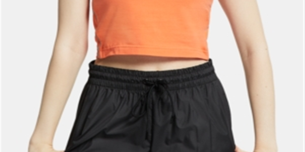 Nike Women's Top Orange Size Small