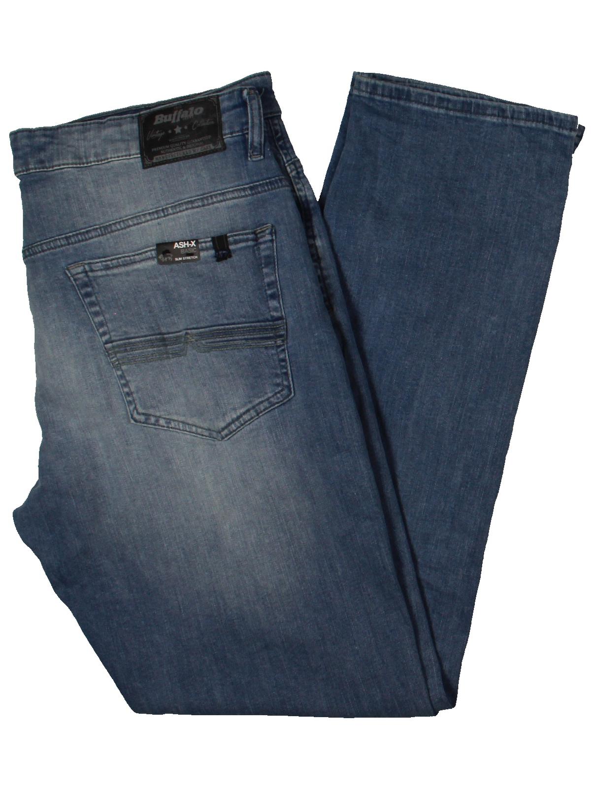 Buffalo Jeans Men's Straight Leg Jeans Blue Size 33X32