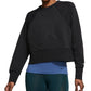 Nike Women's Fleece Training Crew Jacket Black Size Small