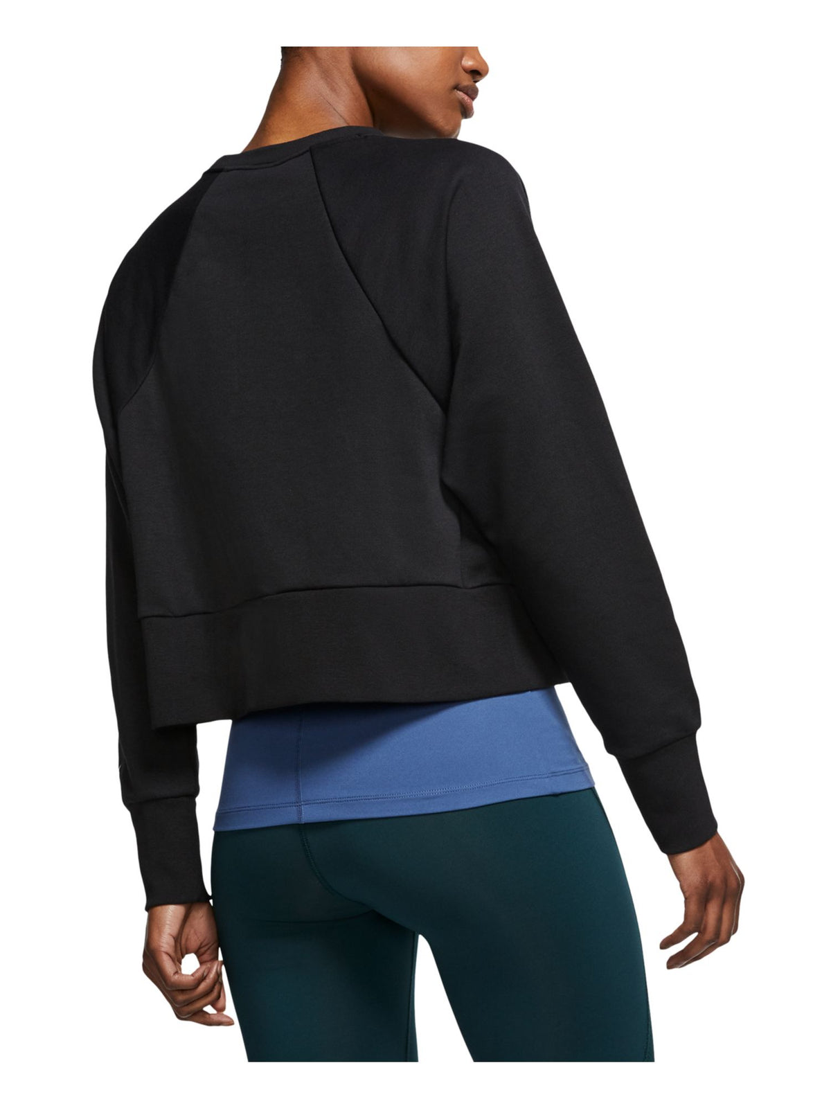 Nike Women's Fleece Training Crew Jacket Black Size Small