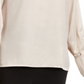 Calvin Klein Women's Button Cuff Top Gold  Size X-Large