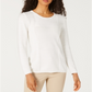 Karen Scott Women's Patchwork Stitch Pullover Sweater White Size XX-Large