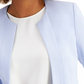 Calvin Klein Women's Collarless One Button Jacket Blue Size 10