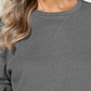 Karen Scott Women's Fleece Sweatshirt Gray Size Medium