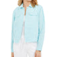 Charter Club Women's Linen Jacket Navy Size X-Large