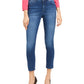 INC International Concepts Women's Curvy Skinny Ankle Jeans With Tummy Control Blue Size 4