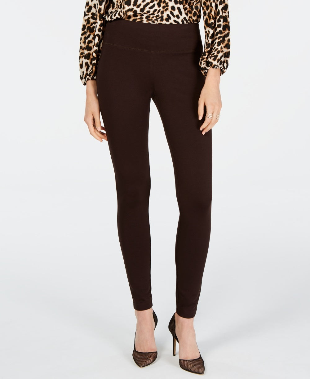 INC International Concepts Women's Seamless Leggings Brown Size Petite Small