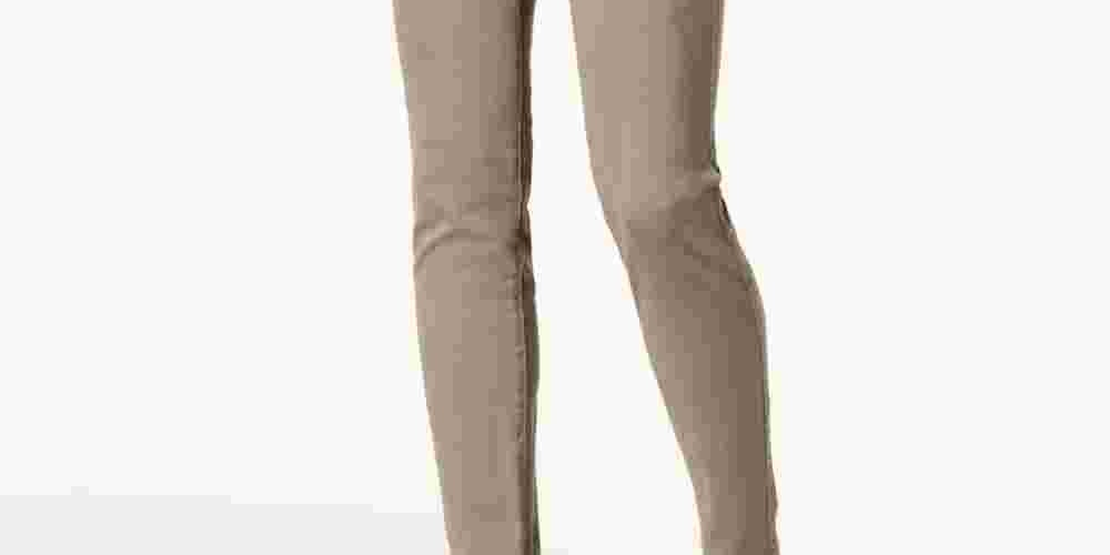 Style & Co Women's Petite Curvy-Fit Skinny Jeans Brown Size 2 Petite