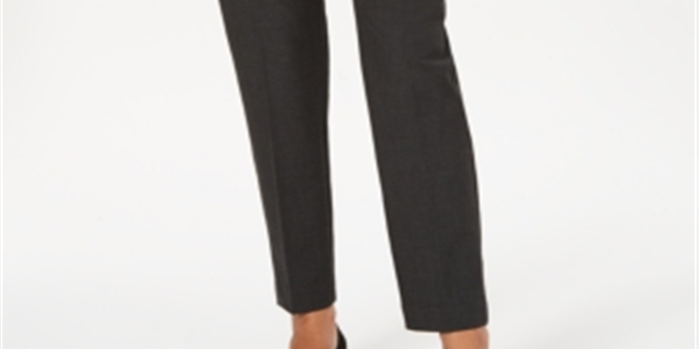 Charter Club Women's Slim Fit Ankle Pants Gray Size 6