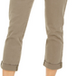 Style & Company Women's Belted Mid Rise Cuffed Pants Green Size 8