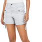 Style & Co Women's Cargo Shorts Silver Size 16