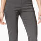 Charter Club Women's Chelsea Patterned Skinny-Leg Ankle Pants Black Size 18