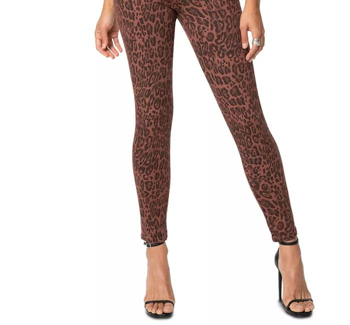 Joe's Women's Charlie Printed Ankle Jeans Orange Size 27