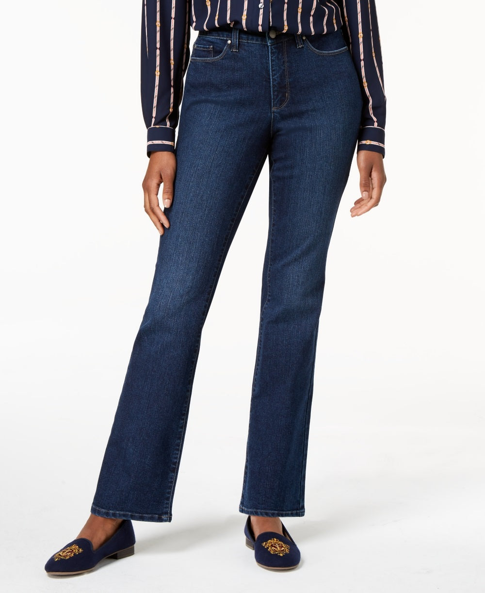 Charter Club Women's Prescott Bootcut Jeans Blue Size 12S