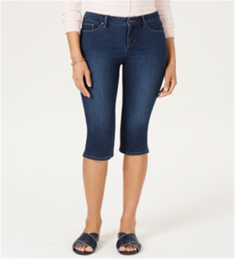 Charter Club Women's Atlantic Skimmer Jeans Wash Blue Size 16 Petite