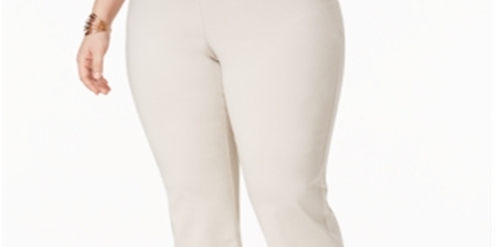 JM Collection PlusCapri Pants Brown Size 0X