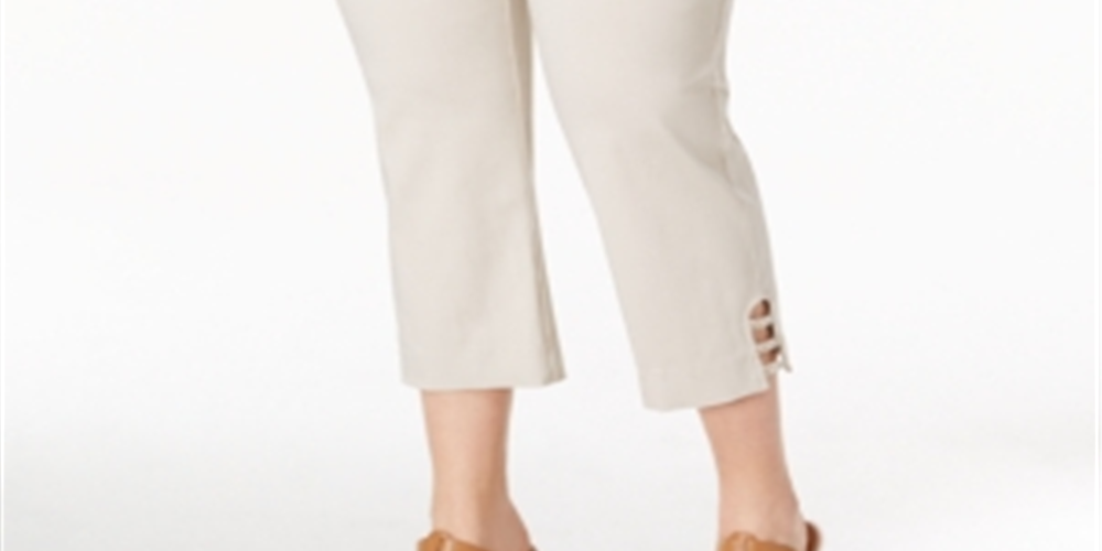 JM Collection PlusCapri Pants Brown Size 0X