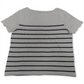 Charter Club Women's Striped T-Shirt White - Blue Size X-Small