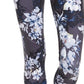 Ideology Women's Botanic Printed Leggings Navy Size Small