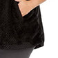 Ideology Women's Plus Size Quilted Sherpa Jacket Black Size 1X