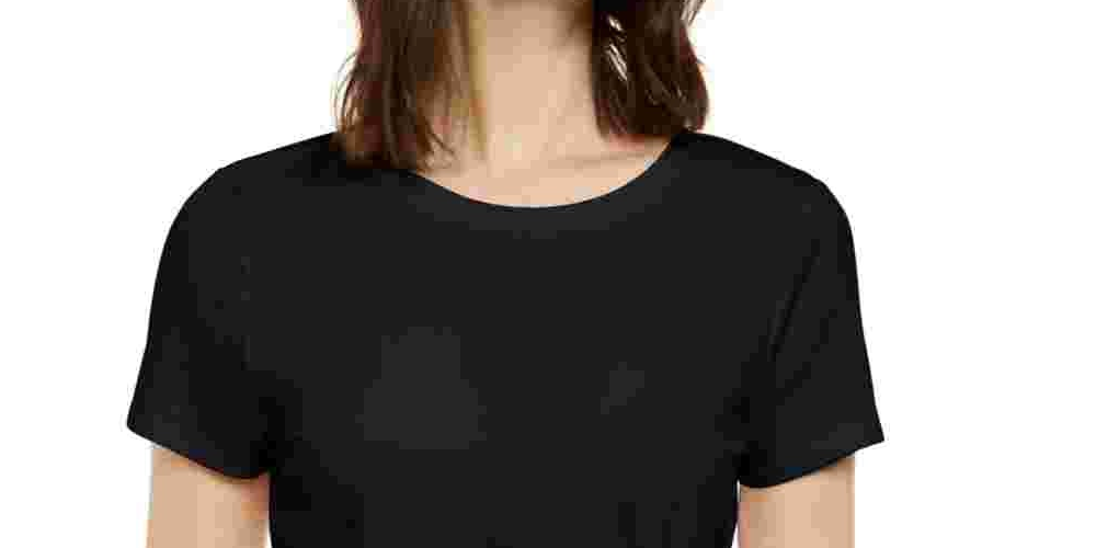 INC International Concepts Women's Ponte Knit Twist Top Black Size Small
