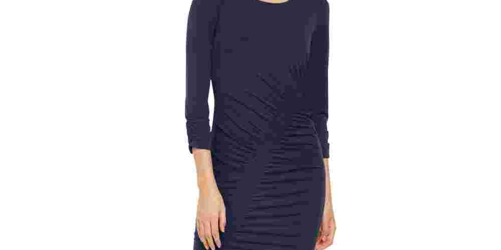 INC International Concepts Women's Sheath Dress Blue Size Large