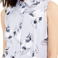 Alfani Women's Printed Tunic Grey Size Small