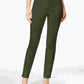 Charter Club Women's Cambridge Tummy Control Slim Leg Pants Green Size 14 Petite