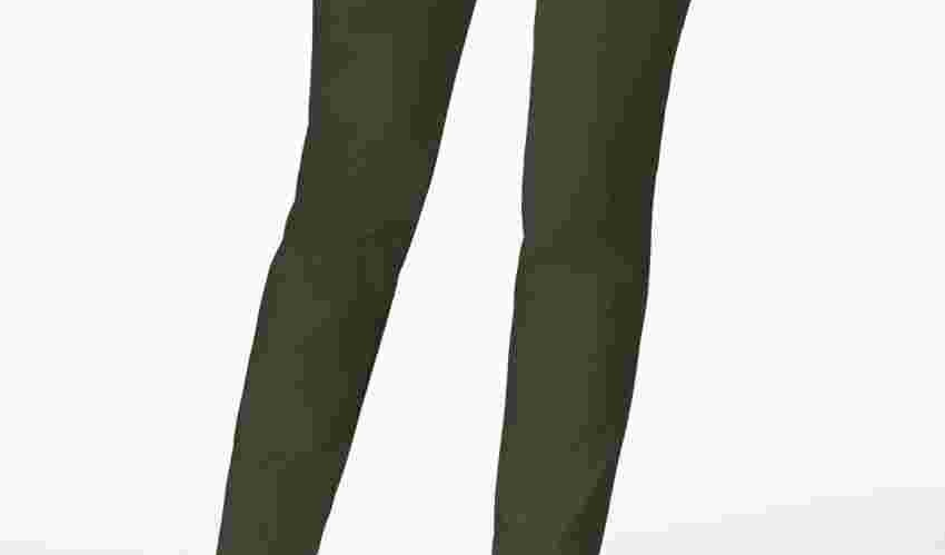 Charter Club Women's Cambridge Tummy Control Slim Leg Pants Green Size 14 Petite