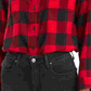 Levi's Women's Utility Shirt Red Size X-Large