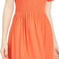 Planet Gold Junior's Off Shoulder Dress Orange Size X-Large