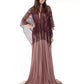 INC International Concepts Women's Floral Lurex Mesh Topper Purple Size Regular