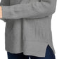 Pink Rose Juniors' Chenille Sweater Gray Size Large