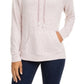 Ultra Flirt Juniors' Sherpa Lined Funnel Neck Sweatshirt Purple Size Extra Large