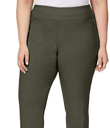 Charter Club Women's Trouser Pants Dark Green Size 16
