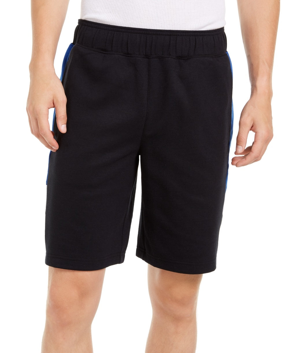 ID Ideology Men's Striped-Side Shorts Black Size XXX-Large