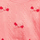 First Impressions Baby Girls Bow Applique Sweatshirt Pink Size 18M