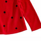 First Impressions Baby Girl's Dot-Print Velour Top Red Size 3-6 Months