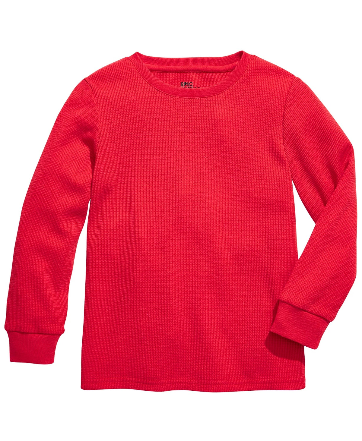 Epic Threads Big Boys Solid Thermal Wine Size Large