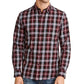 American Rag Men's Gabe Plaid Shirt Red Size Medium